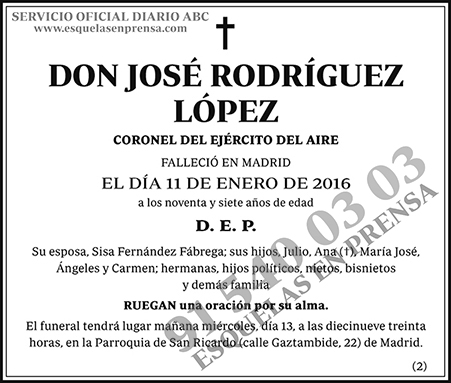 José Rodríguez López